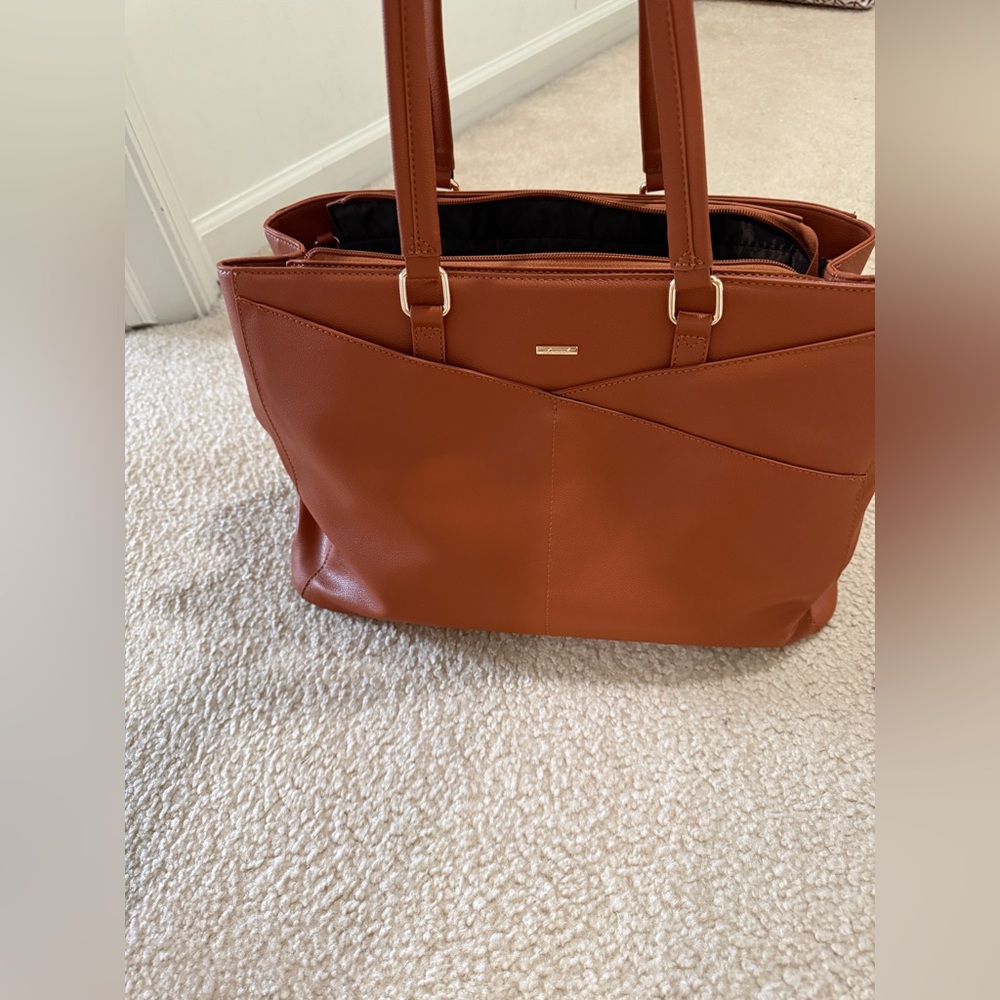 Women’s Leather Tote Bag - Brown